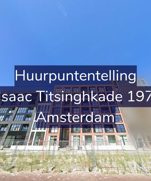Foto gevel Huurpuntentelling voor Isaac Titsinghkade 197, Amsterdam