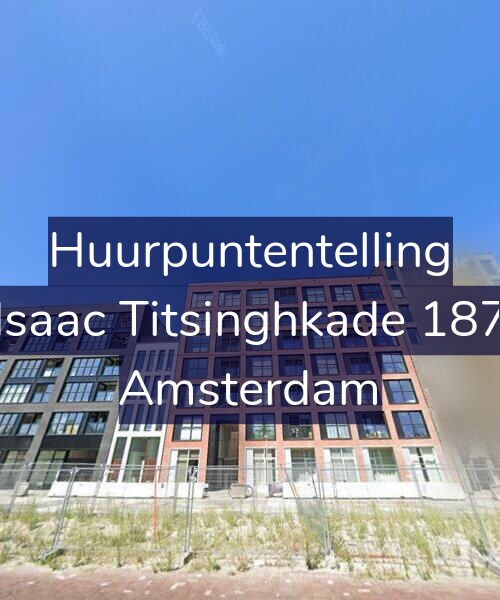 Foto gevel Huurpuntentelling voor Isaac Titsinghkade 187, Amsterdam