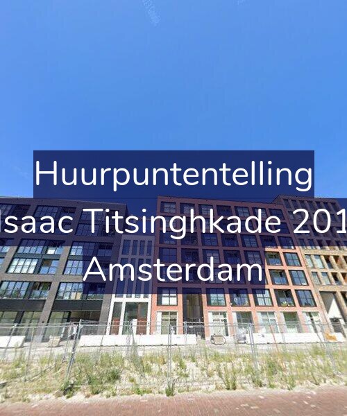 Foto gevel Huurpuntentelling voor Isaac Titsinghkade 201, Amsterdam
