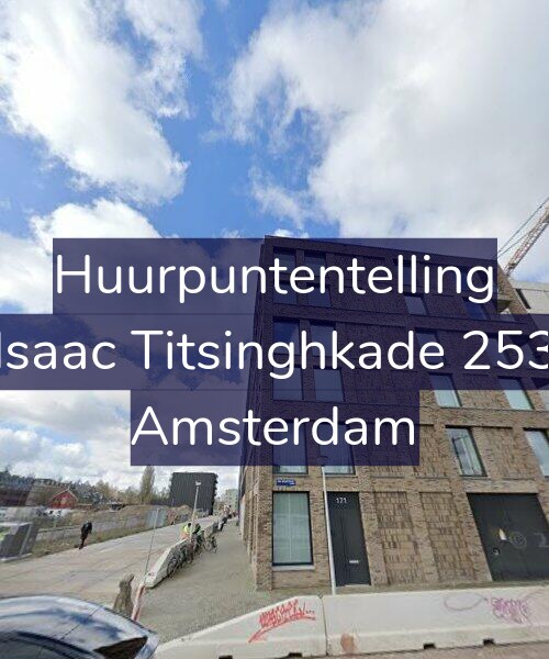 Foto gevel Huurpuntentelling voor Isaac Titsinghkade 253, Amsterdam