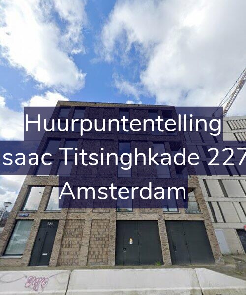 Foto gevel Huurpuntentelling voor Isaac Titsinghkade 227, Amsterdam