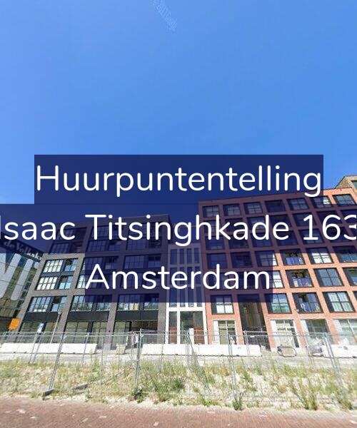 Foto gevel Huurpuntentelling voor Isaac Titsinghkade 163, Amsterdam
