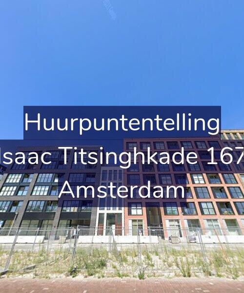 Foto gevel Huurpuntentelling voor Isaac Titsinghkade 167, Amsterdam