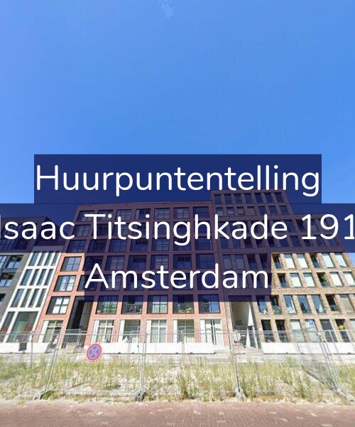 Foto gevel Huurpuntentelling voor Isaac Titsinghkade 191, Amsterdam