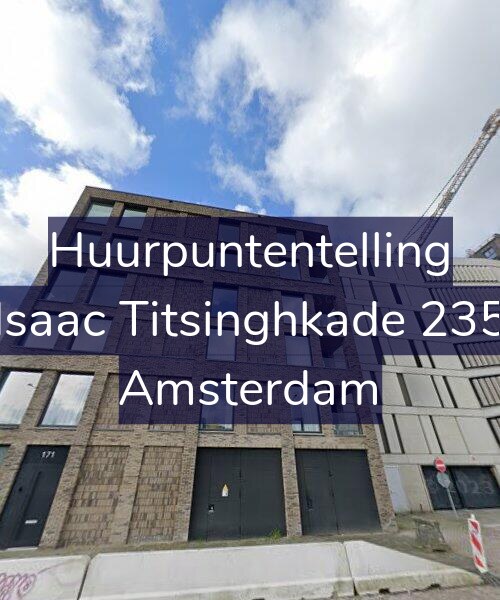 Foto gevel Huurpuntentelling voor Isaac Titsinghkade 235, Amsterdam