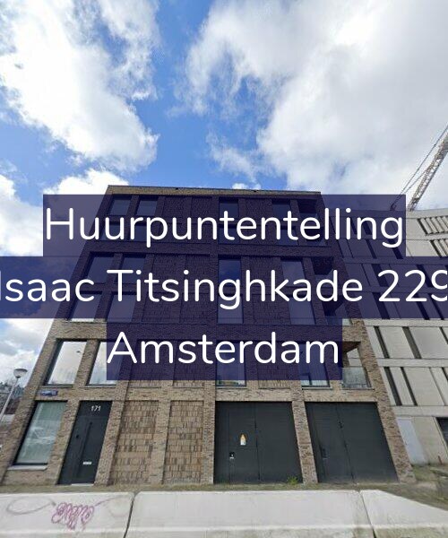 Foto gevel Huurpuntentelling voor Isaac Titsinghkade 229, Amsterdam