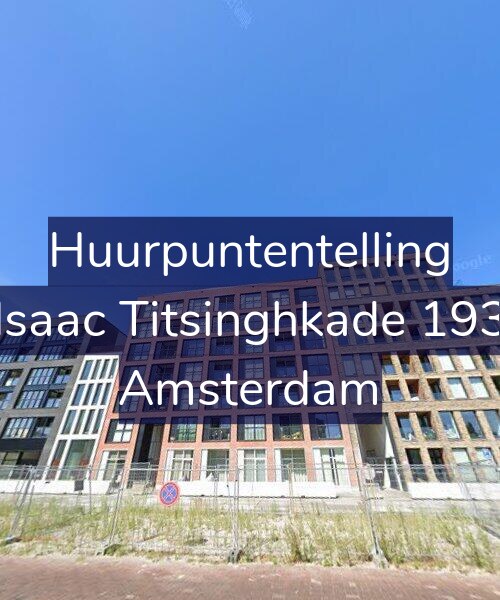 Foto gevel Huurpuntentelling voor Isaac Titsinghkade 193, Amsterdam