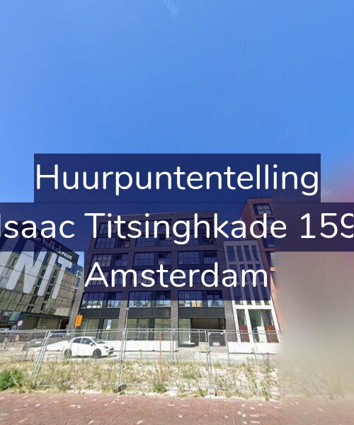 Foto gevel Huurpuntentelling voor Isaac Titsinghkade 159, Amsterdam