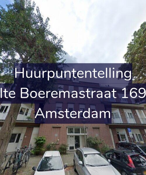 Foto gevel Huurpuntentelling voor Ite Boeremastraat 169, Amsterdam