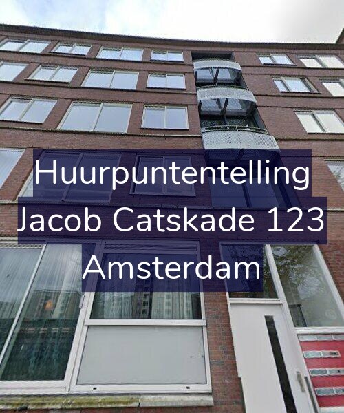 Foto gevel Huurpuntentelling voor Jacob Catskade 123, Amsterdam