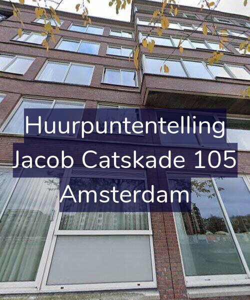 Foto gevel Huurpuntentelling voor Jacob Catskade 105, Amsterdam