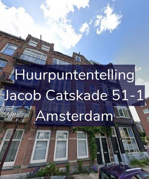 Foto gevel Huurpuntentelling voor Jacob Catskade 51-1, Amsterdam