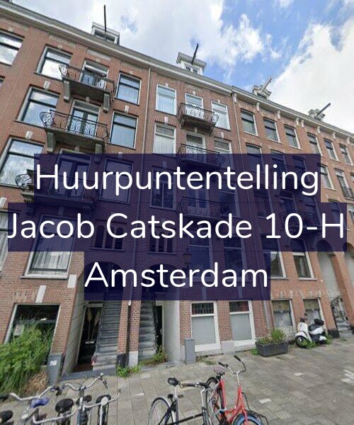 Foto gevel Huurpuntentelling voor Jacob Catskade 10-H, Amsterdam