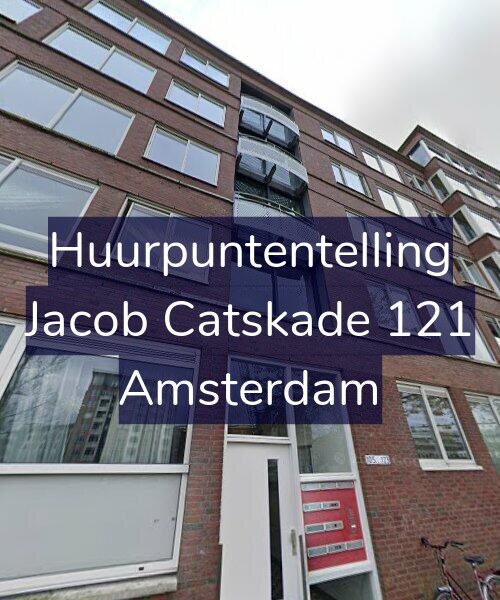 Foto gevel Huurpuntentelling voor Jacob Catskade 121, Amsterdam
