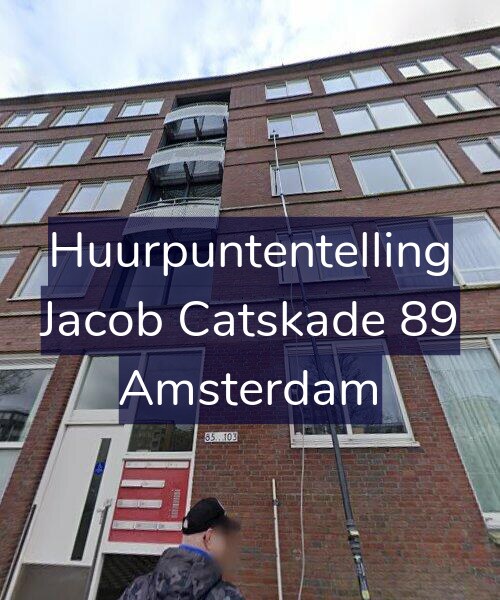 Foto gevel Huurpuntentelling voor Jacob Catskade 89, Amsterdam