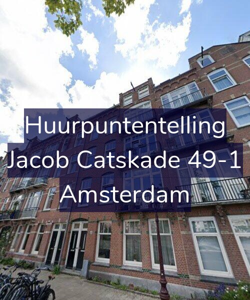 Foto gevel Huurpuntentelling voor Jacob Catskade 49-1, Amsterdam