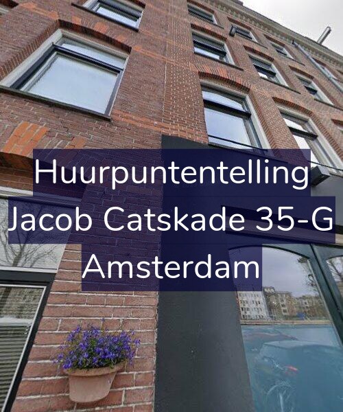 Foto gevel Huurpuntentelling voor Jacob Catskade 35-G, Amsterdam