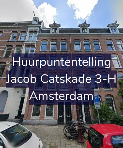 Foto gevel Huurpuntentelling voor Jacob Catskade 3-H, Amsterdam