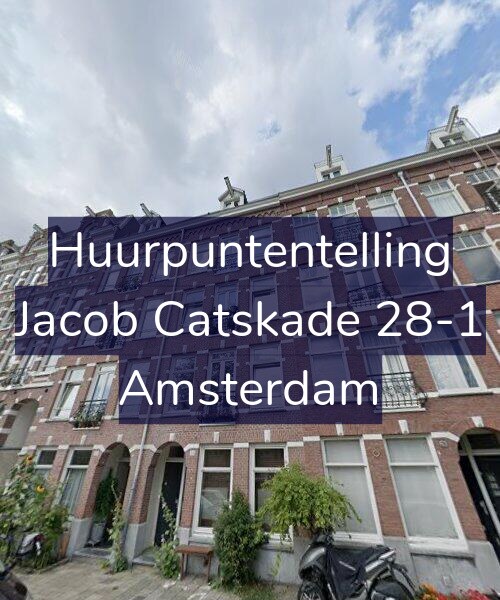 Foto gevel Huurpuntentelling voor Jacob Catskade 28-1, Amsterdam