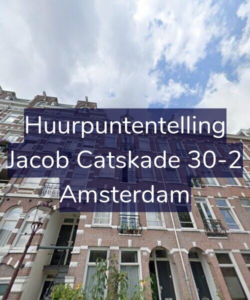 Foto gevel Huurpuntentelling voor Jacob Catskade 30-2, Amsterdam