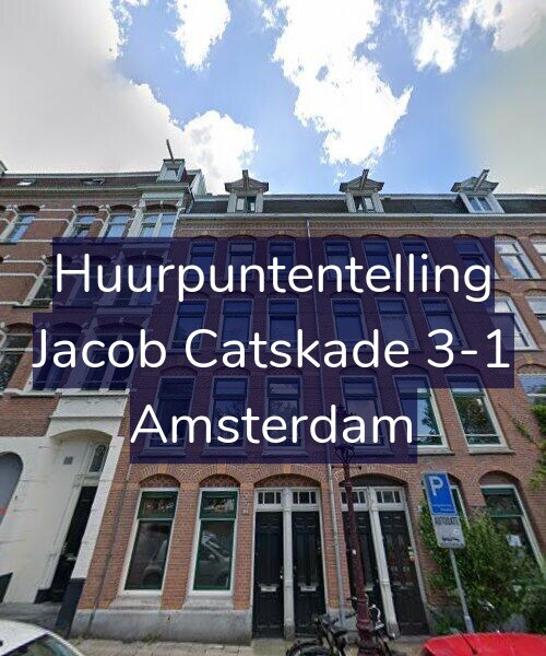 Foto gevel Huurpuntentelling voor Jacob Catskade 3-1, Amsterdam