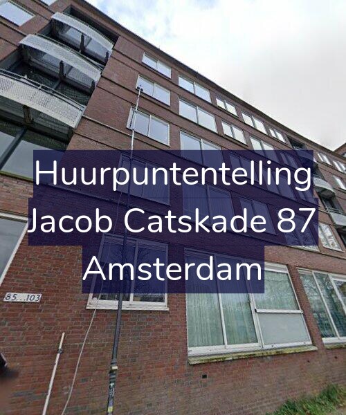 Foto gevel Huurpuntentelling voor Jacob Catskade 87, Amsterdam