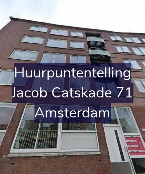 Foto gevel Huurpuntentelling voor Jacob Catskade 71, Amsterdam