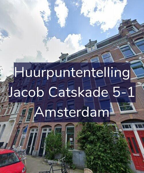 Foto gevel Huurpuntentelling voor Jacob Catskade 5-1, Amsterdam