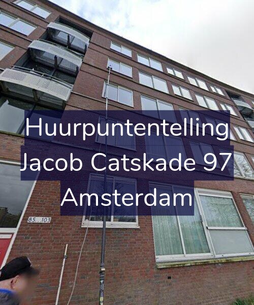 Foto gevel Huurpuntentelling voor Jacob Catskade 97, Amsterdam