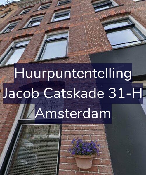Foto gevel Huurpuntentelling voor Jacob Catskade 31-H, Amsterdam