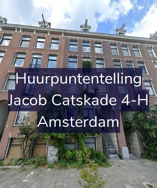 Foto gevel Huurpuntentelling voor Jacob Catskade 4-H, Amsterdam