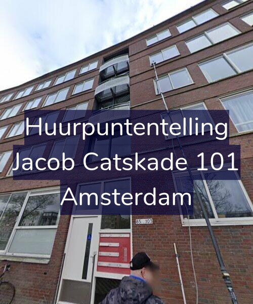 Foto gevel Huurpuntentelling voor Jacob Catskade 101, Amsterdam