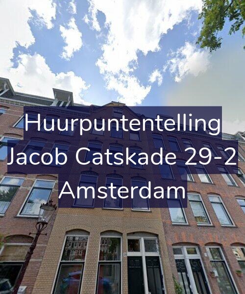 Foto gevel Huurpuntentelling voor Jacob Catskade 29-2, Amsterdam