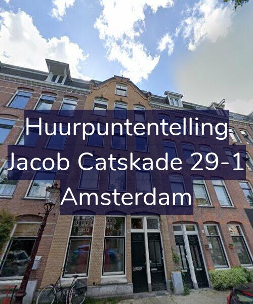 Foto gevel Huurpuntentelling voor Jacob Catskade 29-1, Amsterdam