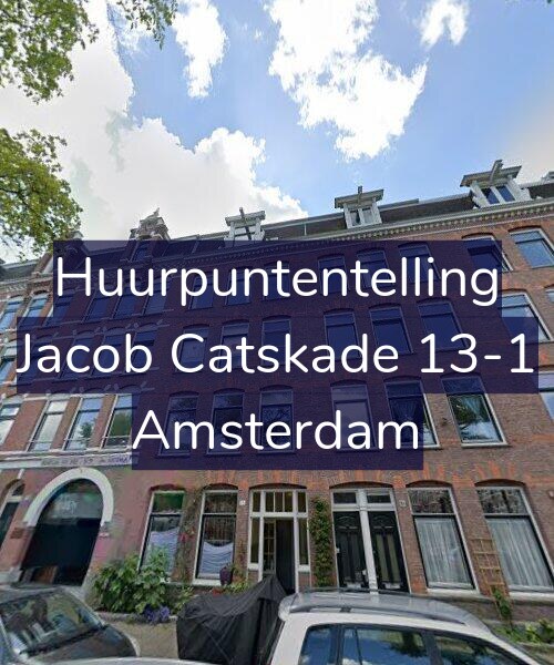 Foto gevel Huurpuntentelling voor Jacob Catskade 13-1, Amsterdam