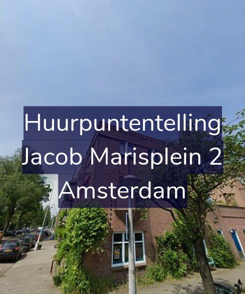 Foto gevel Huurpuntentelling voor Jacob Marisplein 2, Amsterdam
