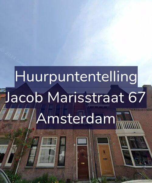 Foto gevel Huurpuntentelling voor Jacob Marisstraat 67, Amsterdam