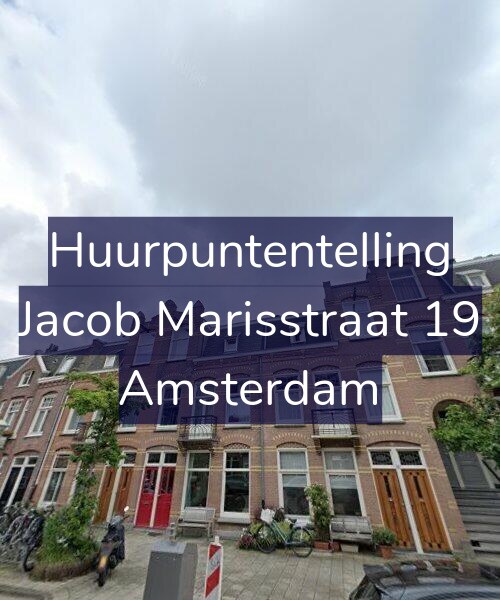 Foto gevel Huurpuntentelling voor Jacob Marisstraat 19, Amsterdam