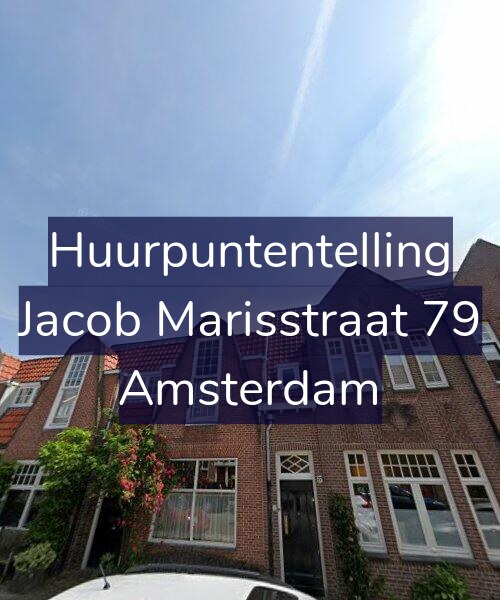 Foto gevel Huurpuntentelling voor Jacob Marisstraat 79, Amsterdam