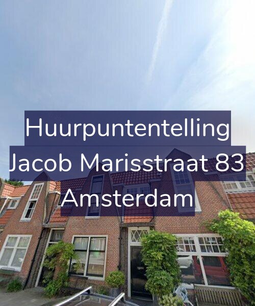 Foto gevel Huurpuntentelling voor Jacob Marisstraat 83, Amsterdam