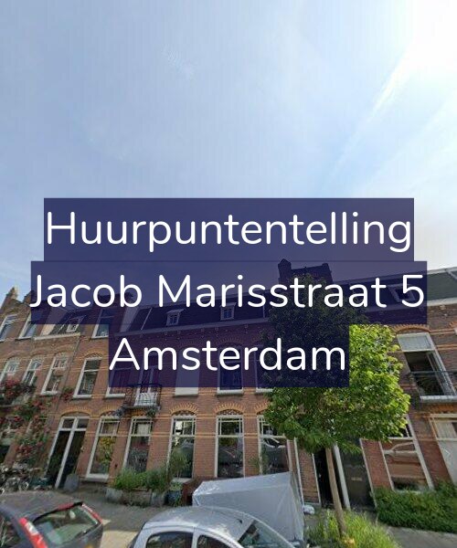 Foto gevel Huurpuntentelling voor Jacob Marisstraat 5, Amsterdam