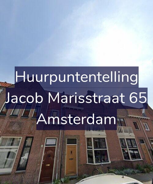 Foto gevel Huurpuntentelling voor Jacob Marisstraat 65, Amsterdam