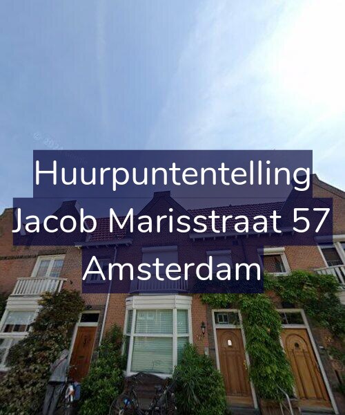 Foto gevel Huurpuntentelling voor Jacob Marisstraat 57, Amsterdam