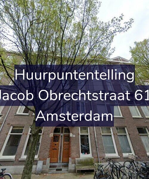 Foto gevel Huurpuntentelling voor Jacob Obrechtstraat 61, Amsterdam