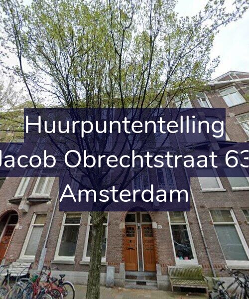 Foto gevel Huurpuntentelling voor Jacob Obrechtstraat 63, Amsterdam