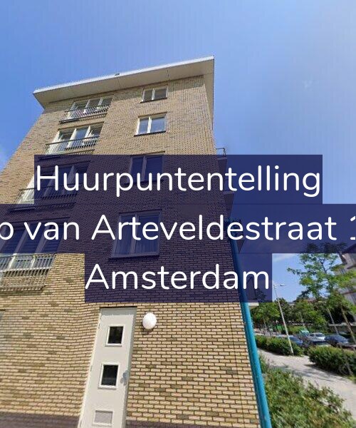 Foto gevel Huurpuntentelling voor Jacob van Arteveldestraat 19-A, Amsterdam