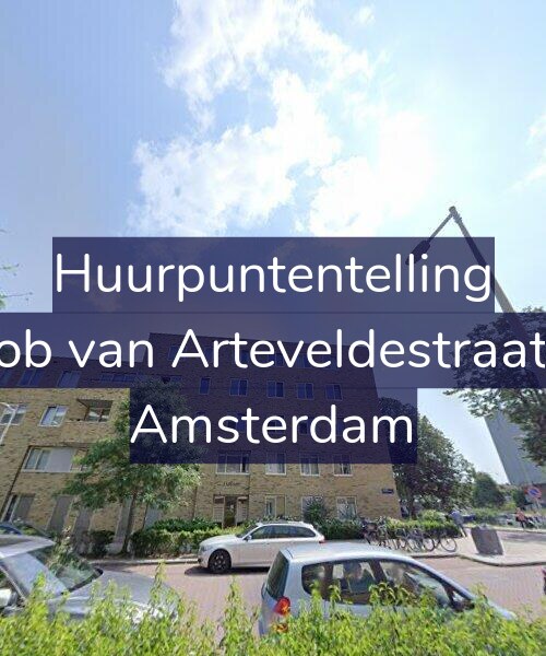 Foto gevel Huurpuntentelling voor Jacob van Arteveldestraat 12, Amsterdam