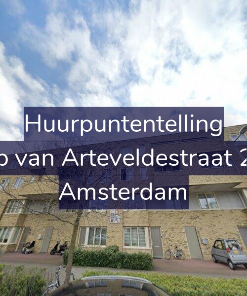 Foto gevel Huurpuntentelling voor Jacob van Arteveldestraat 22-M, Amsterdam