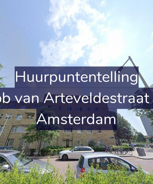 Foto gevel Huurpuntentelling voor Jacob van Arteveldestraat 8-A, Amsterdam