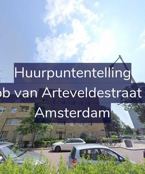 Foto gevel Huurpuntentelling voor Jacob van Arteveldestraat 6-B, Amsterdam